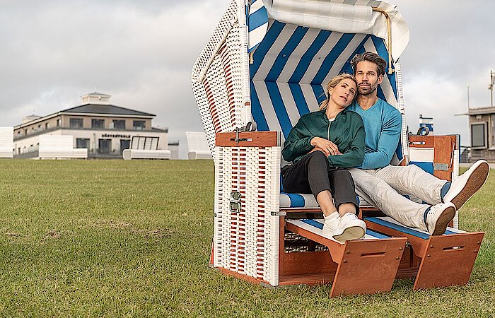 Strandkorb im Hotel Küstenperle