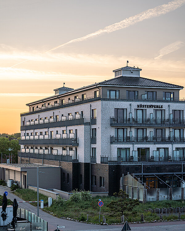 Hotel Küstenperle von außen