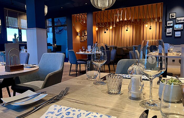 neu gestaltete Restaurantbereich der Deichperle 