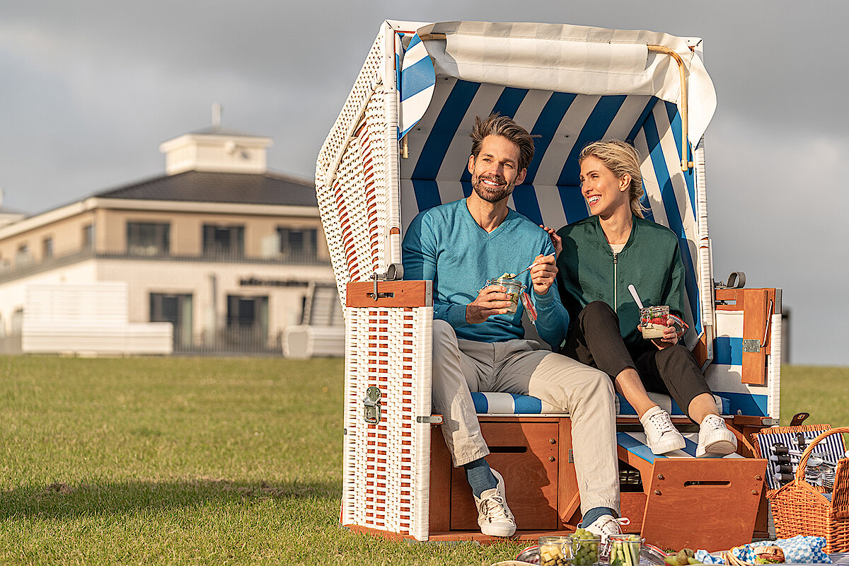 Picknick beim Hotel Küstenperle