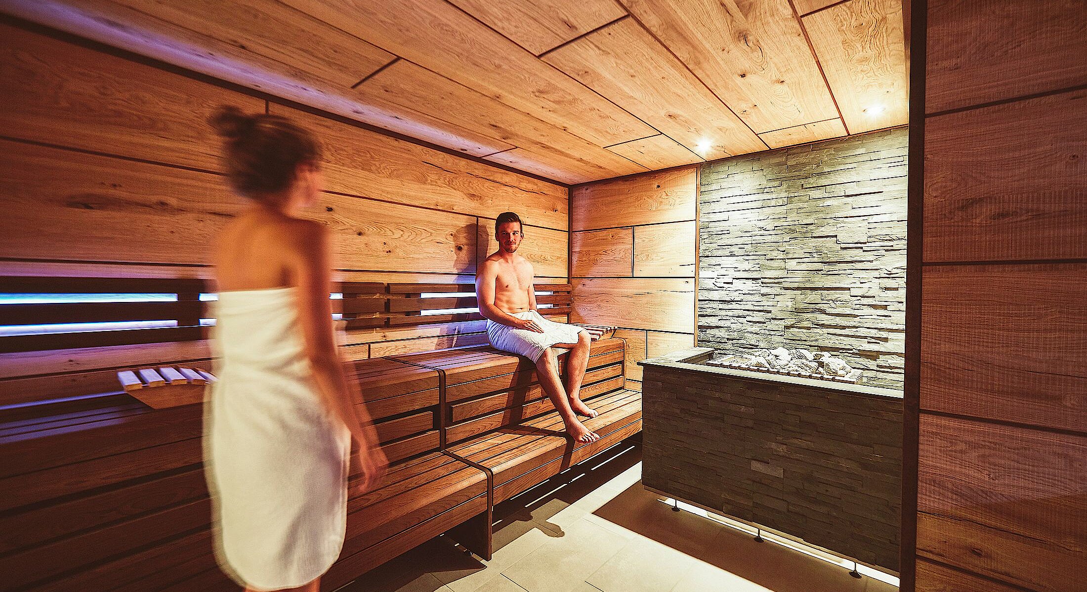 Sauna area in Hotel Küstenperle