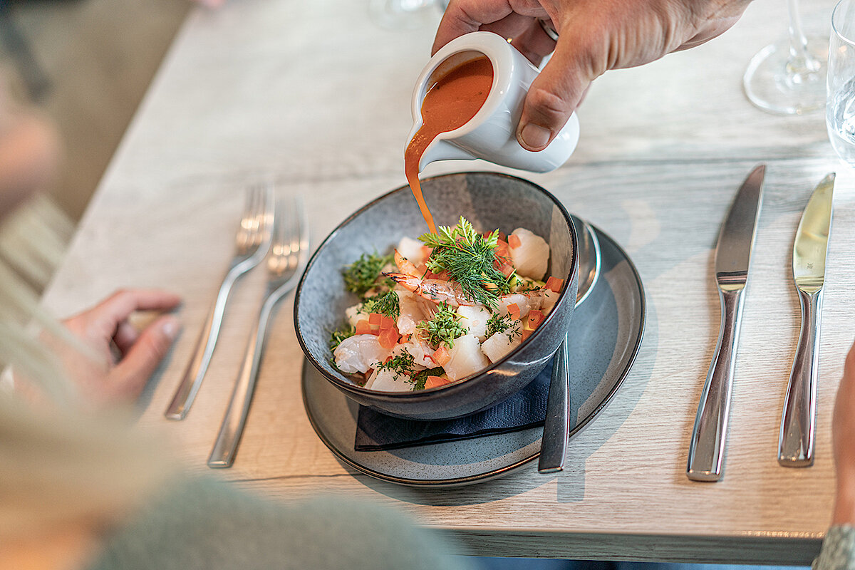 Culinary dishes in Hotel Küstenperle