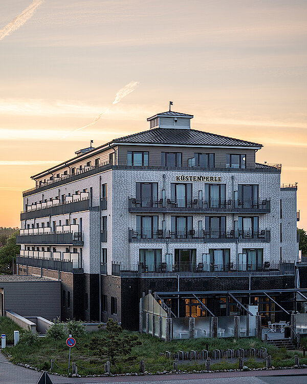 Hotel Küstenperle von außen